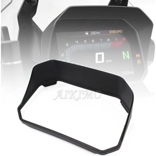 1pcs Motorcycle Instrument Hat Sun Visor Meter Black ABS Plastic Cover Guard Fits For BMW F 750 GS / F 850 GS 18-19 /R 1200 GS