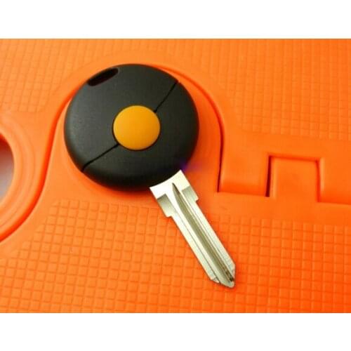 10PCS/lot For Merceds Benz Smart Fortwo Remote Key Shell Case 1 Button Fob Key Cover