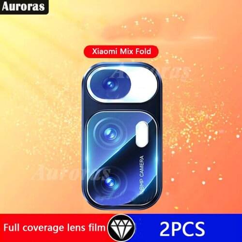 2 Pieces Lens Protection Film for Xiaomi Mix Fold Tempered Glass Camera Protector Cover for Xiaomi Mix Fold Film