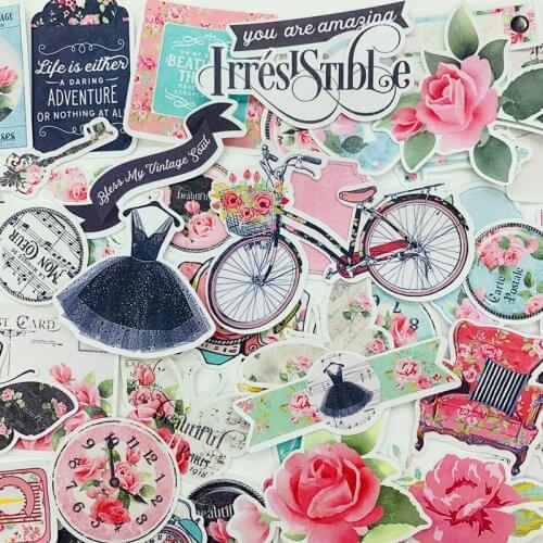 63 pcs Cute decorative stickers for kid homemade book stickers on laptop / decorative scrapbooking/DIY