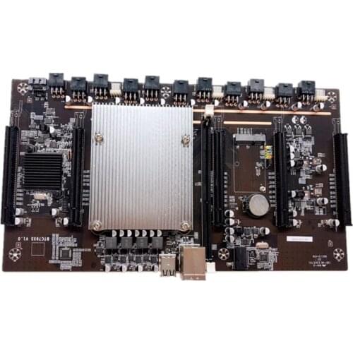 X79-H61 Mining Motherboard LGA 2011 CPU Socket 5 PCI-E Express 3.0 X8 Slots Support 3060 GPU DDR3 Memory Slot for Miner