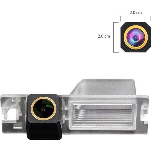 Misayaee Golden HD Car Rear View Reverse Camera Plate Light for Fiat Avventura Grand Siena Ritmo Croma Bravo Brava