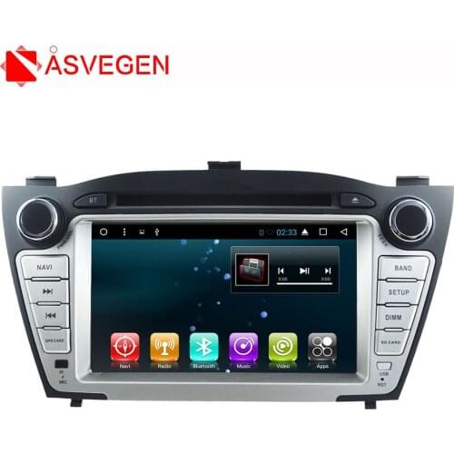 Asvegen Android 6.0 7'' 2 Din Quad Core Car DVD Player Auto Radio GPS Navigation Multimedia For Hyundai TUCSON IX35 2009-2013