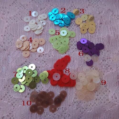 2000pcs/bag DIY Glitter Hand Sewing Accessories Loose Sequins for Crafts 5mm Round Paillette Sequins 010001003