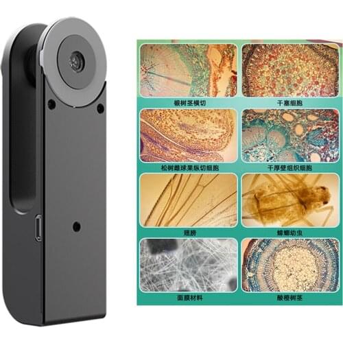 Mobile Phone Microscope HD Camera Supplementary Light Flash Small 400X Camera Lens Smartphone Parts