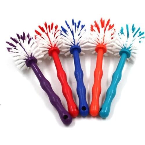 Deburring bottle brush, plastic handle cleaning brush, nylon cleaning brush, household daily cleaning tool brush