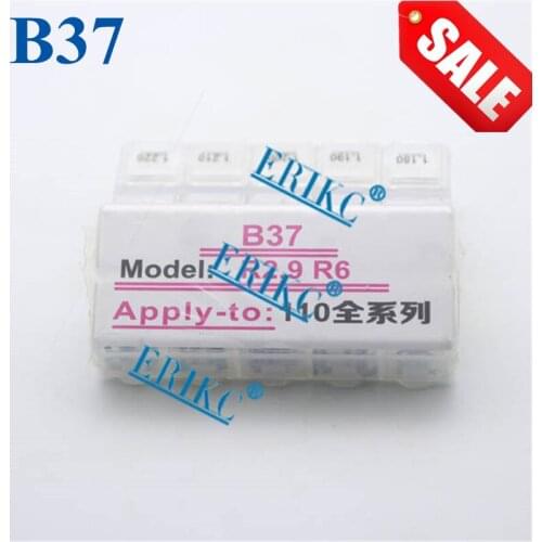 ERIKC B37 Sizes 1.180mm-1.270mm Fuel Nozzle Lift Adjusting Gaskets 50 Pieces CR Diesel Injector Shims set for 0445110 series