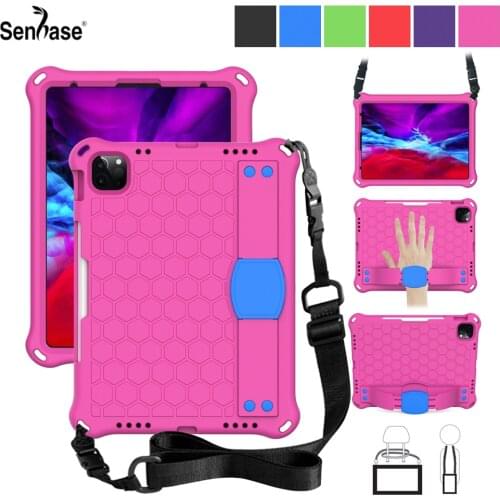EVA Kids Safe Foam Shockproof Hand Shoulder Strap Stand Tablet Cover For Apple iPad Pro 11 2020 A2068 A2228 A2230 A2231 Case