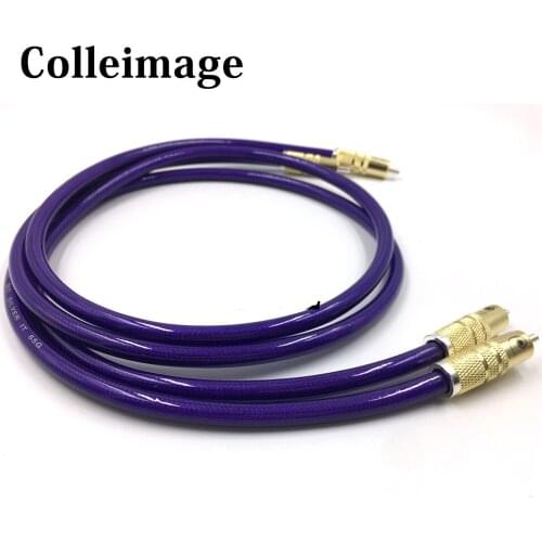 Colleimage HIFI Stereo Pair RCA Cable，High-performance signal wire Hi-Fi Audio 2rca to 2rca Interconnect Cable