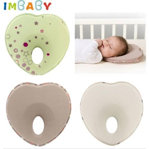 IMBABY newborn pillow for a baby head protector for baby head support decoration pillows Sleep locator flat head pillow