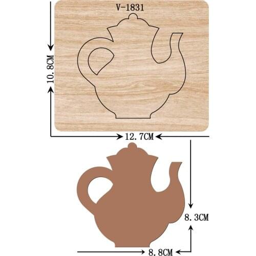 New cup wooden dies cutting dies for scrapbooking Multiple sizes V-1831