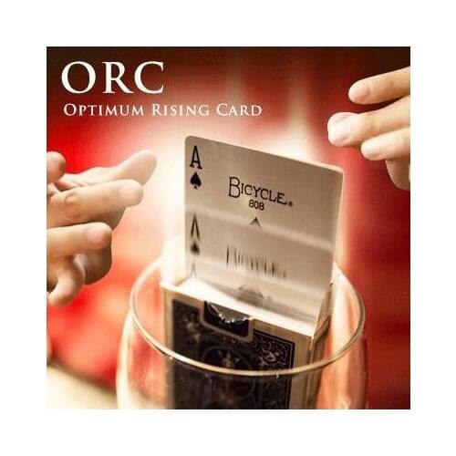 O.R.C.(Optimum Rising Card) Magic Tricks Magician Ultimate Ring Card Magie Close Up Illusion Gimmick Props Accessories