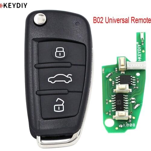 1PC, KEYDIY Original Universal B Series Remote Control B02 KD900K/D900+/URG200/KD-X2 Key Programmer A6 Style