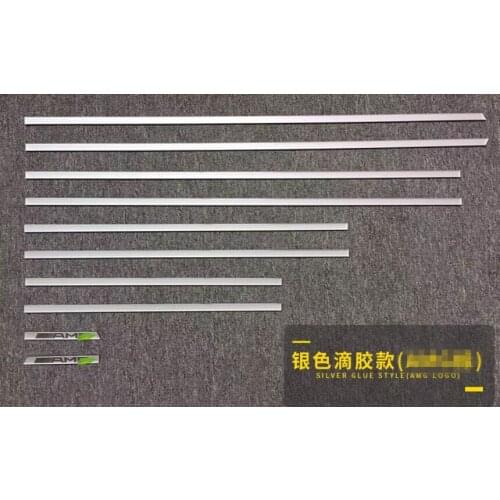 Silicone Car Crash Bar Anti Scratch Protector For Mercedes Benz G350 disel 2017 Car Protection Guard Sticker