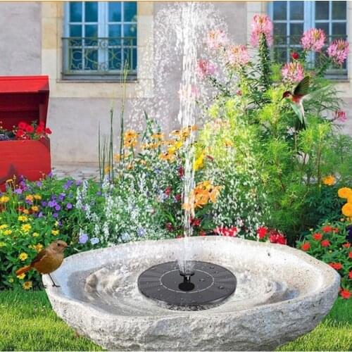 Solar Fountain Miniature Fountain Solar Sprinkler Outdoor Courtyard Rockery Garden Pond Landscape Fountain