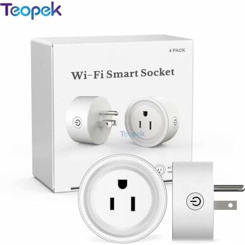 Magic Home Smart WiFi Socket Outlet Remote Control Switch US EU Plug 10A Work With Alexa Google Home