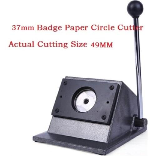 Button Badge Making Tools Paper Circle Cutter Round Badge Paper Cutter for 37mm button badge making (Actual Cutting Size 49MM)