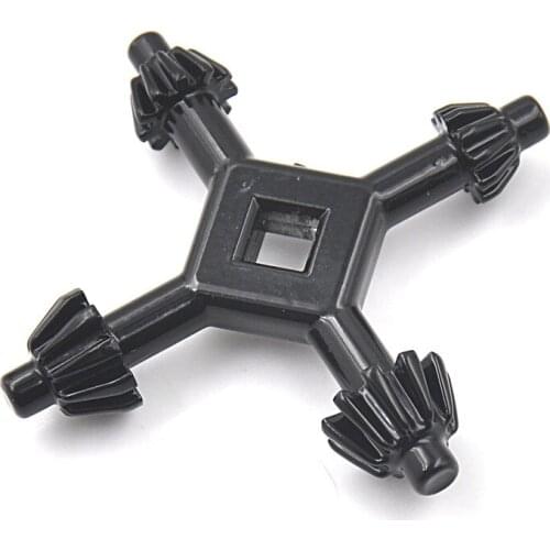 1PC Drill Chuck Key 4 Way Drill Press Chuck Key Size 3/8" & 1/2" Chucks Universal Combination Hand Multifunction Spanner Wrench