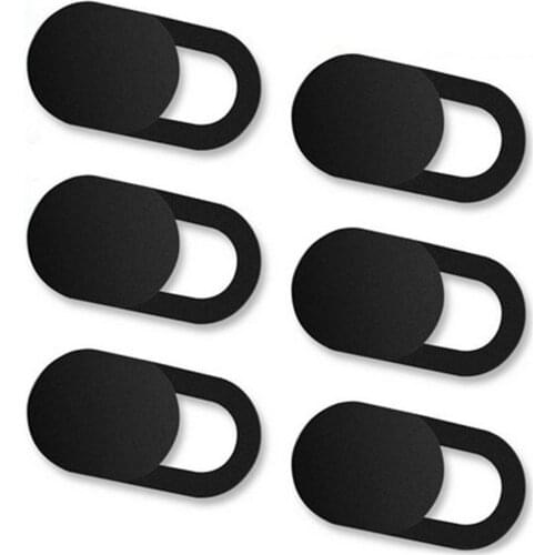 3/6pcs Oval Mobile Phone Camera Cover Sticker Webcam Protective Cover Laptop Camera Protective Cover Anti dust Sliding Cover