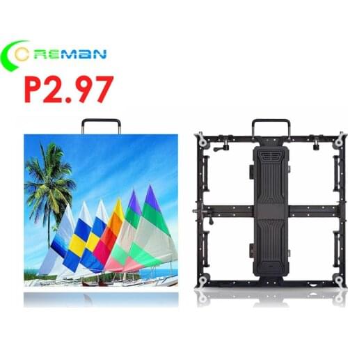 50cm*50cm led tie led panel for mobile rental led display , high resolution small viewing distance led display for cinema film