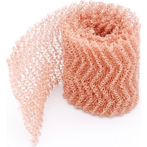 1Meter Pure Copper Mesh Filter for distillation moonshine Column Packing Woven Wire Screen Filter 4 wires 10cm width
