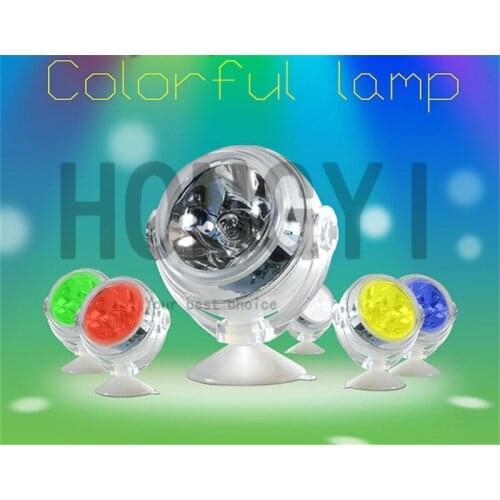 HONGYI 1 piece 220-240V aquarium landscaping LED fish tank spotlight flashlight clip light LED light red/blue/yellow/green/white