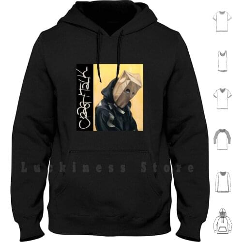 Crash Talk Hoodies Long Sleeve Schoolboy Q Tony Oxymoron Blank Face Crash Talk Album New Merch