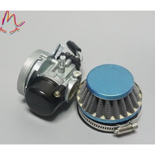 Racing 19mm Carb Carburetor Carby & 58mm Air Filter For 49cc 50cc 60cc 66cc 80cc Motorized Bike 2 stroke Motorcycle Parts