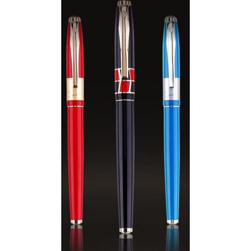 Picasso 923 Classic BRAQUE Fountain Pen Iridium Fine Nib Lucky Three Color Great Office Home School Writing Pens