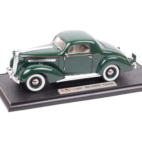 1:18 Scale Classic Old 1936 The Pontiac Deluxe Six Series 8BA Touring Sedans Diecasts & Toy Vehicles Vintage Car Model Replicas