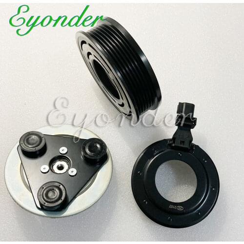 A/C AC Air Conditioning Compressor Pump Magnetic Clutch Assembly for Ford MONDEO IV BA7 1.8 2.0 6G9119D629KC 1674618 1731790