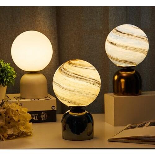 Creative Moon LED Table Lamp Ins Girl Atmosphere Bedroom Bedside Lamp Nodic Living Room Decor Study Coffee Restaurant Night Lamp
