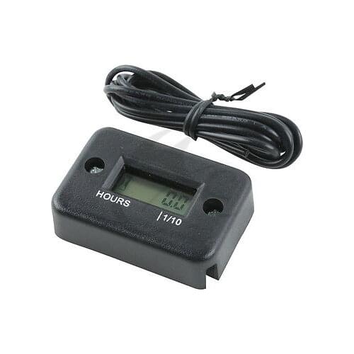 Motorcycle Waterproof Digital Engine Hour Meter For Boat ATV Bikes Honda Yamaha Kawasaki