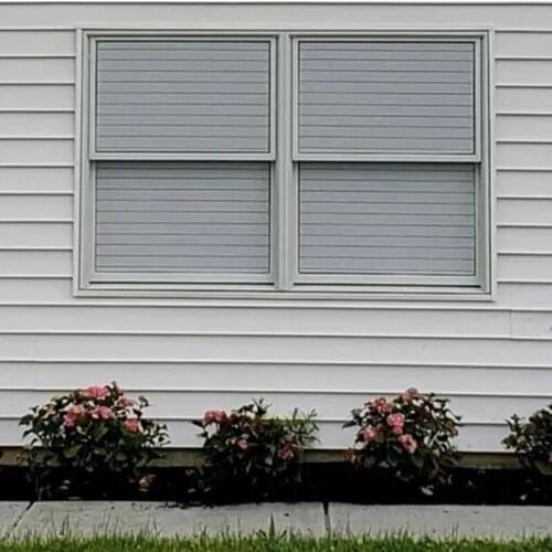 Horizontal Glass Blinds Static Glue-free Office Home Window Sticker Light Transmission SCIE999