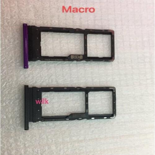NEW Sim Card Slot Tray Holder For Motorola Moto One Macro Sim Socket Adapter Replacement Parts