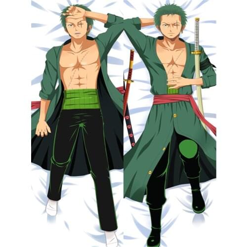 2020-March Update Anime Dakimakura ONE PIECE Roronoa Zoro Trafalgar Law Hugging Body Pillowcase Dakimakura Pillow Cover Case