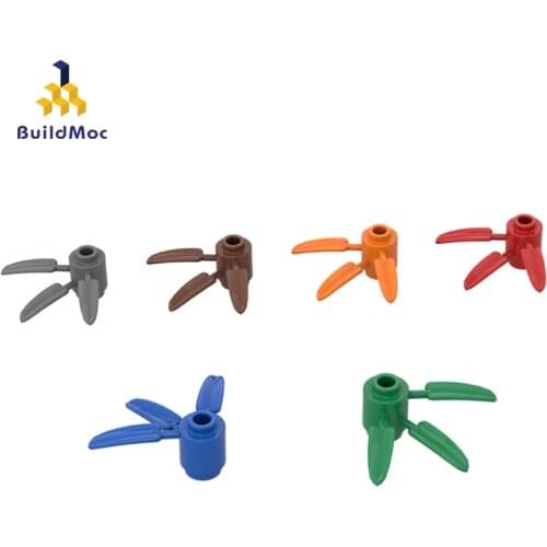 BuildMOC Compatible Assembles Particles 30176 1x1 round brick with three bam Building Blocks Parts D