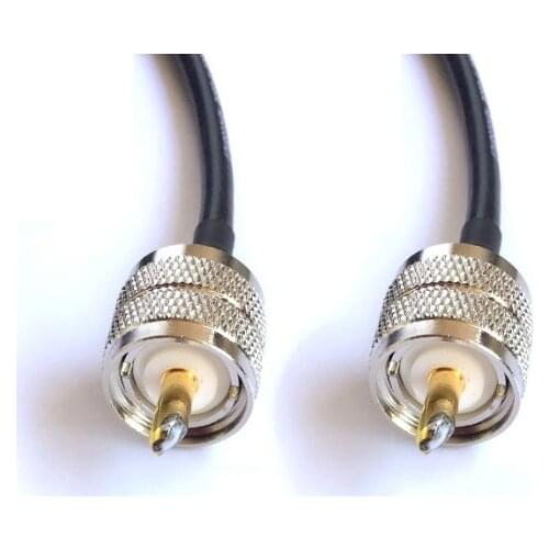 RG58 Jumper Cable PL259 PL-259 UHF Male to UHF Male Plug connector RF Pigtail Jumper RG58 Cable