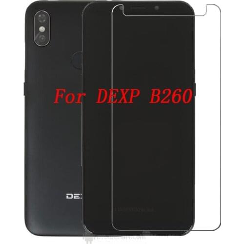 Smartphone 9H Tempered Glass For DEXP B260 Protective Film Screen Protector cover phone For DEXP B 260
