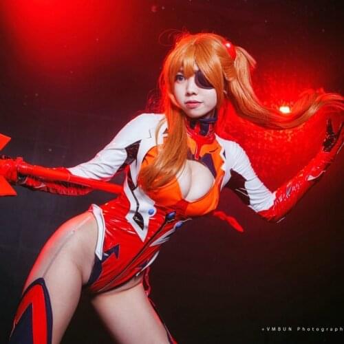 EVA Cosplay Costume Ayanami Rei Asuka Langley Soryu Cosplay Sexy Jumpsuit Women Black Bodysuit Halloween Party Stocking Full Set