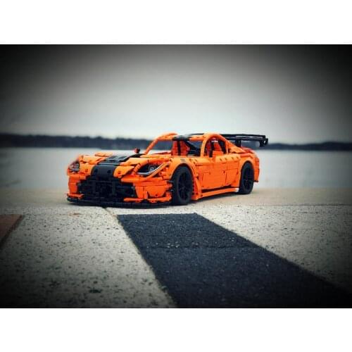 2019 new technology building block gear MOC-13655 ACR sports car remote control electric toy gift model DIY