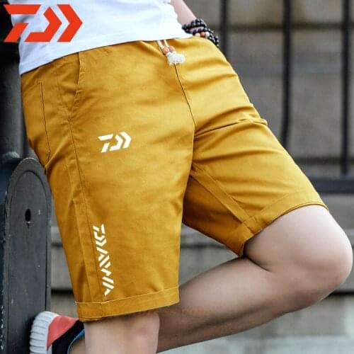 2021 New DAIWA Fishing Shorts Summer Sport Cotton Quick Dry Men Fishing Clothing Plus Size Daiwa Breathable DAWA Fishing Pants
