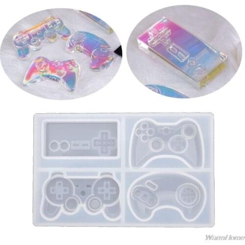4-Styles Game Consoles Handle Silicone Resin Mold Game Controller Cake Fondant Mold Baking Making Tools F06 21 Dropshipping