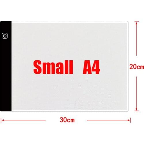 5D DIY Diamond Painting A4 Size 20X30CM LED Copy Board Tool Diamond Embroidery Mosaic Light Tablet Pad Accessories Tool