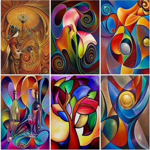 5D DIY Diamond Painting Landscape Full Round/ Square Drill Oil Painting Mosaic Diamond Embroidery Color Handicrafts Decorations
