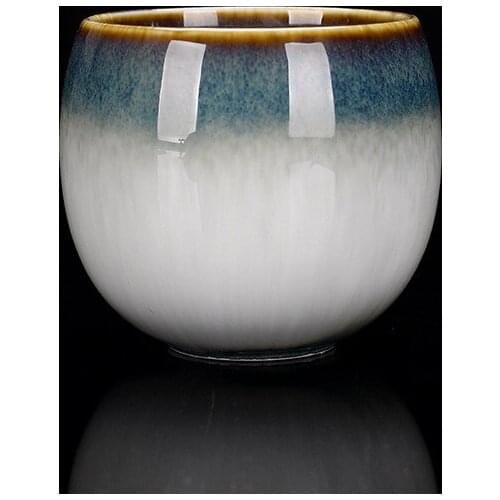 Kiln Baked Teacup Temmoku Glaze Brushed Siyao Change Master Cup Teacup Tea Ceramic Kung Fu Tea Cup