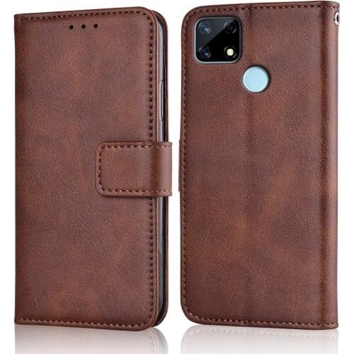Narzo 20 Case Slim Leather Flip Cover for Realme Narzo 20 Case Wallet Magnetic Case For Realme Narzo 20 Back Cover
