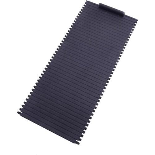 Black Plastic Front Centre Console Roller Sliding Blind Cover Fit for Land Rover Range Rover Sport Model 2005-2007 2008 2009