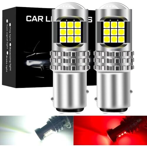 2Pcs 1156 Ba15s P21W LED Canbus Car DRL Reverse Daytime Running Light for Renault Reno Clio Duster Megane 2 Logan Captur Trafic
