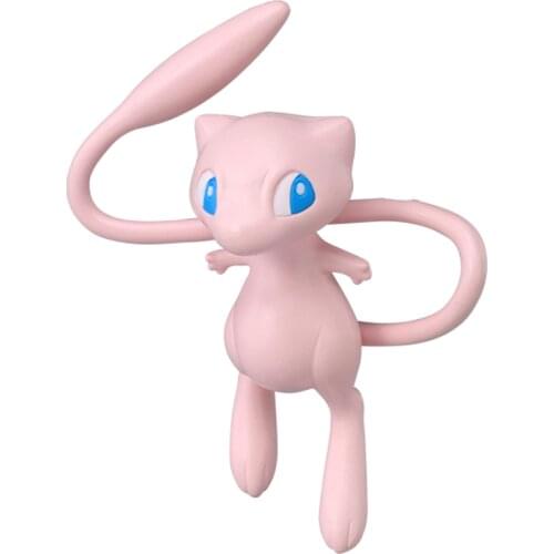 TAKARA TOMY Pokemon Cartoons Anime Figures Mew Collection Model Dolls Pocket Monsters Action Figure Hand-Made Toys Kids Gifts